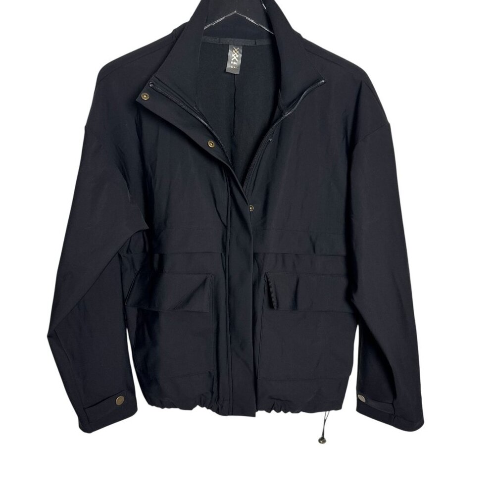 RHONE womens outplay jacket black size medium full zip - Picture 5 of 12